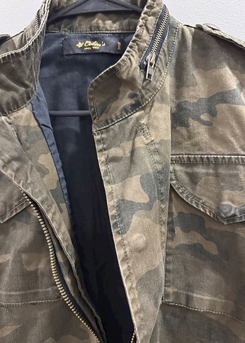 Colis Kamuflaj Desenli Kadın Denim Ceket - Görsel 4