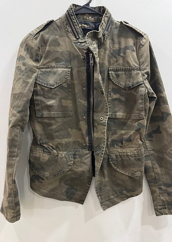 Colis Kamuflaj Desenli Kadın Denim Ceket - Görsel 2