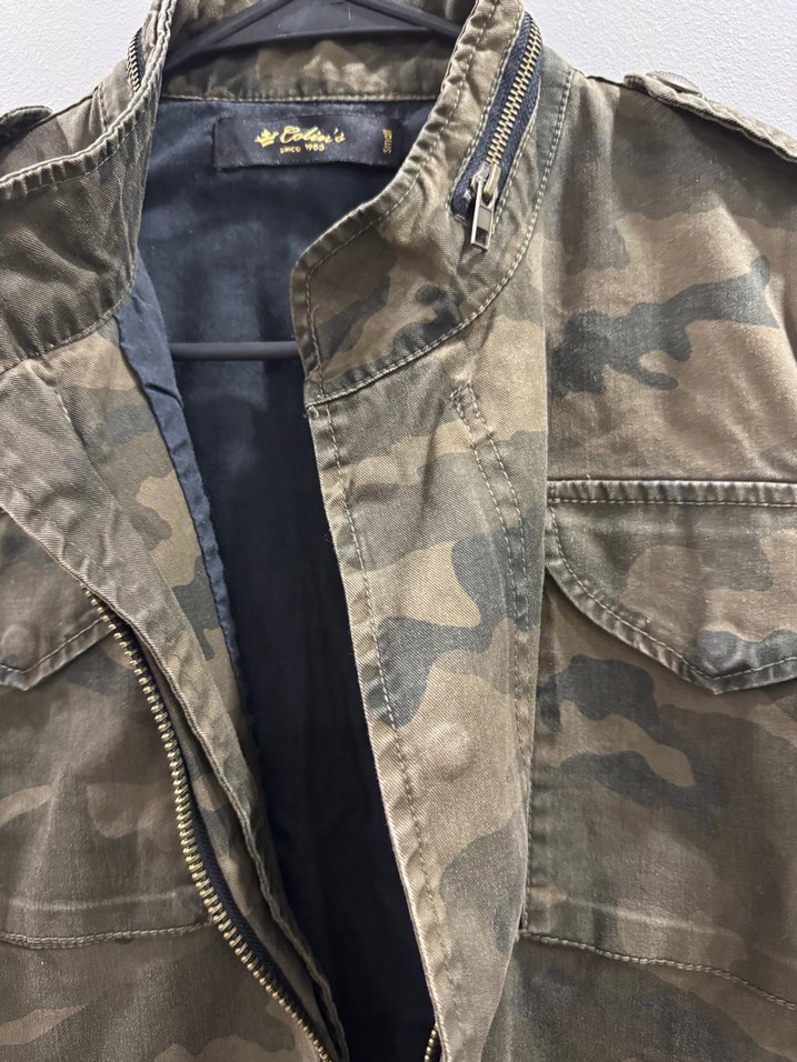 Colis Kamuflaj Desenli Kadın Denim Ceket - Görsel 4