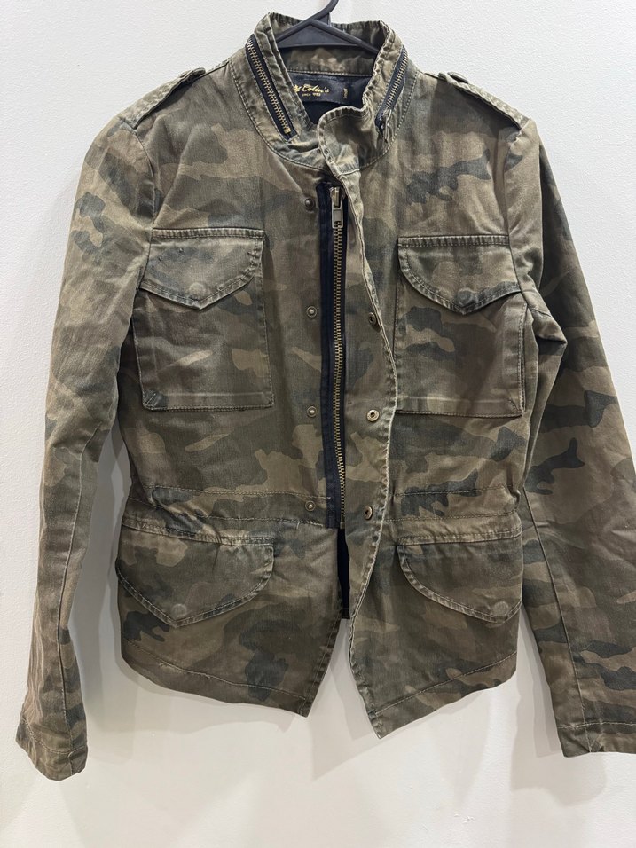 Colis Kamuflaj Desenli Kadın Denim Ceket - Görsel 2