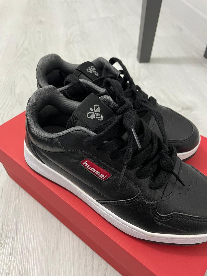 Kadın Siyah Hummel Bağcıklı Spor Ayakkabı - Görsel 4