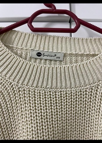 Kadın Örgü Salaş Triko Kazak - Görsel 2