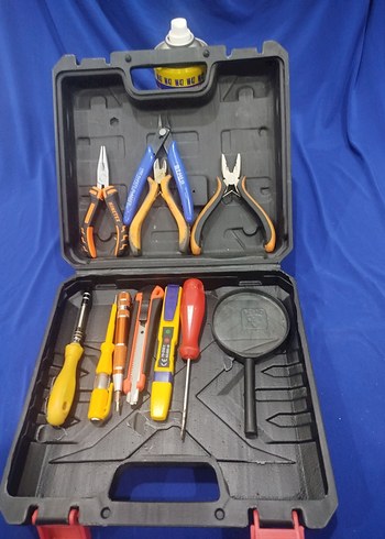 Çok Renkli Tamir ve Hobi Alet Takımı - Görsel 2