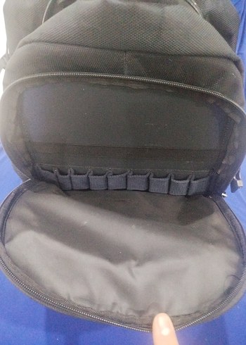 Siyah Erkek İş Sırt Çantası - Teknisyen Model - Görsel 7