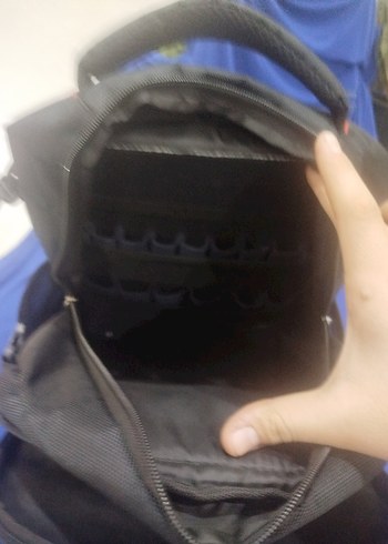 Siyah Erkek İş Sırt Çantası - Teknisyen Model - Görsel 6