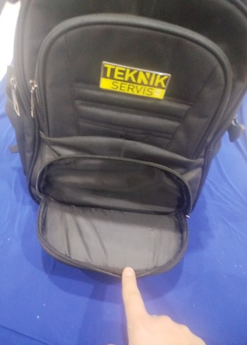 Siyah Erkek İş Sırt Çantası - Teknisyen Model - Görsel 2