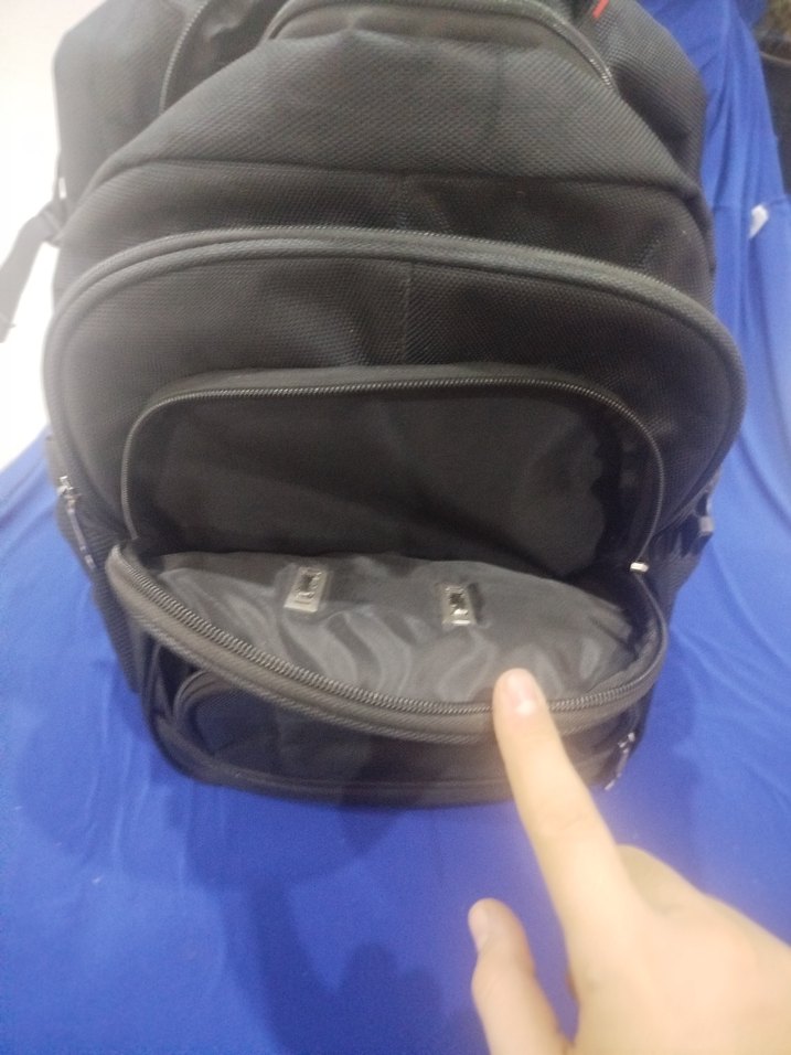 Siyah Erkek İş Sırt Çantası - Teknisyen Model - Görsel 3