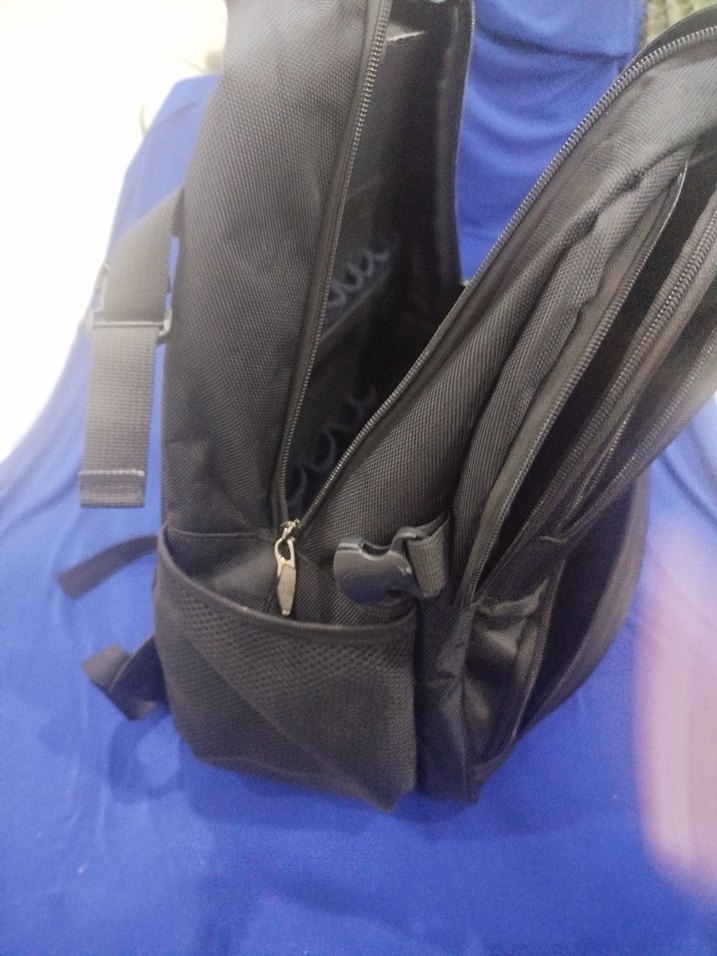 Siyah Erkek İş Sırt Çantası - Teknisyen Model - Görsel 4