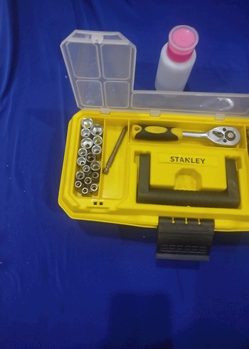Sarı Stanley Alet Kutusu ve El Aletleri Seti - Görsel 6