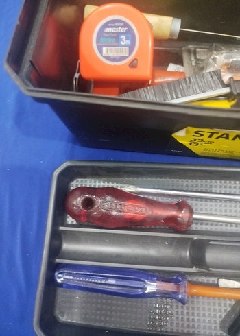 Sarı Stanley Alet Kutusu ve El Aletleri Seti - Görsel 2