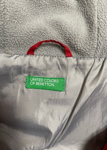 Benetton Kırmızı Unisex Kışlık Mont - Görsel 3