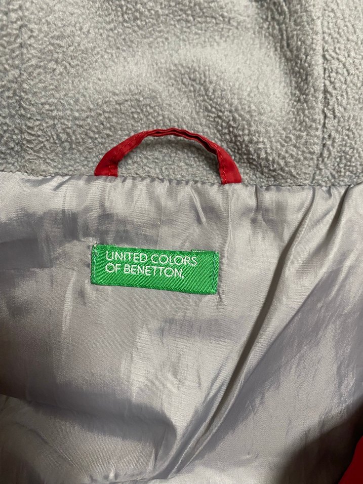 Benetton Kırmızı Unisex Kışlık Mont - Görsel 3