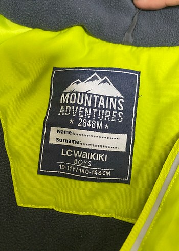 Erkek Çocuk Yeşil Fermuarlı Kar Montu - Görsel 3