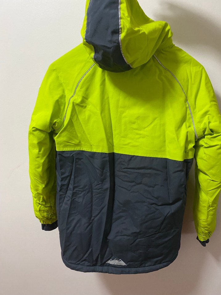 Erkek Çocuk Yeşil Fermuarlı Kar Montu - Görsel 2