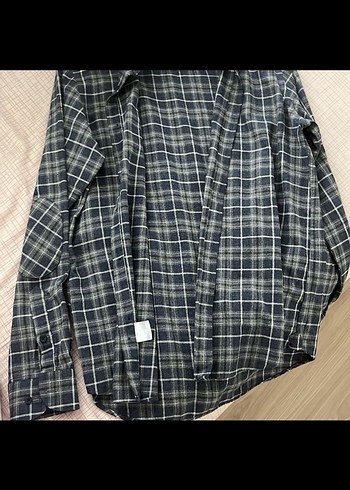 Gri Ekoseli Uzun Kollu Erkek Gömlek - Görsel 2