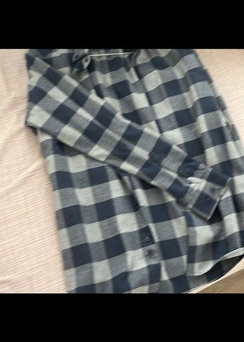 Gri Ekoseli Uzun Kollu Erkek Gömlek - Görsel 4