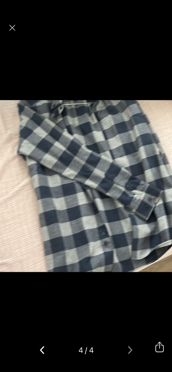 Gri Ekoseli Uzun Kollu Erkek Gömlek - Görsel 4