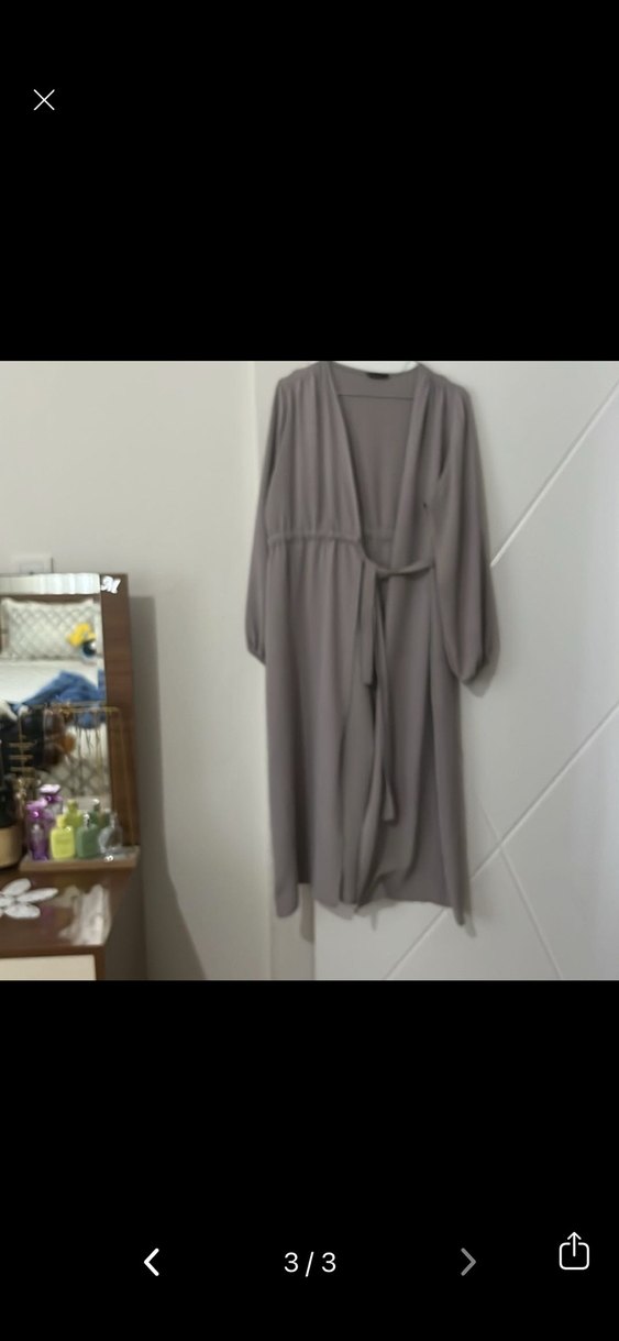 Gri Uzun Kollu kap - Görsel 2