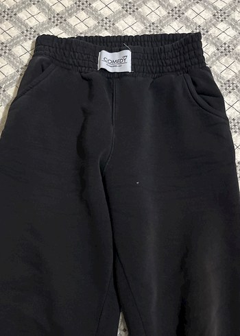 Siyah Kadın Rahat Kesim Sweatpant - Görsel 2