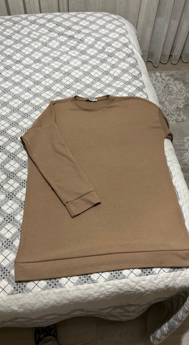 Kötü Bej Rahat Kesim Kadın spor ıkılı takım Pantolon - Görsel 3