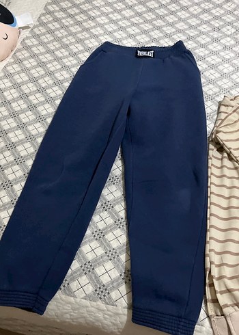 Kadın Mavi Bel Bantlı Rahat Eşofman - Görsel 2