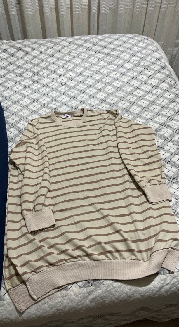 Kadın Mavi Bel Bantlı Rahat Eşofman - Görsel 4