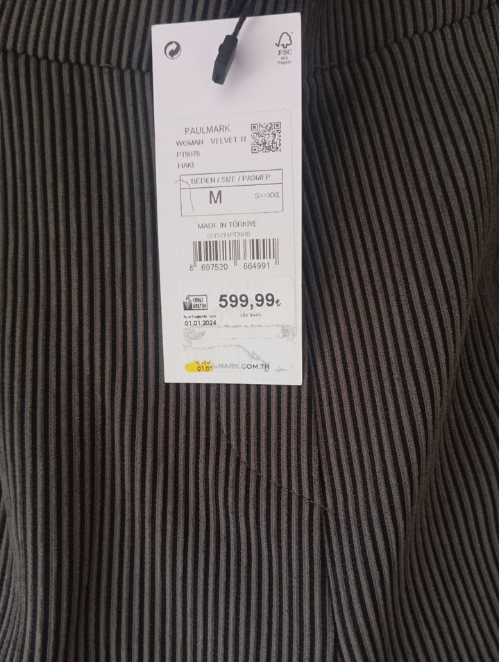 asker yeşili  Pantolon - Görsel 4