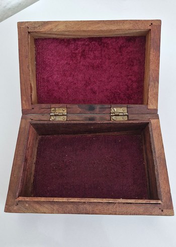 Oyma Desenli Ahşap Bulmaca Kutusu - Görsel 4