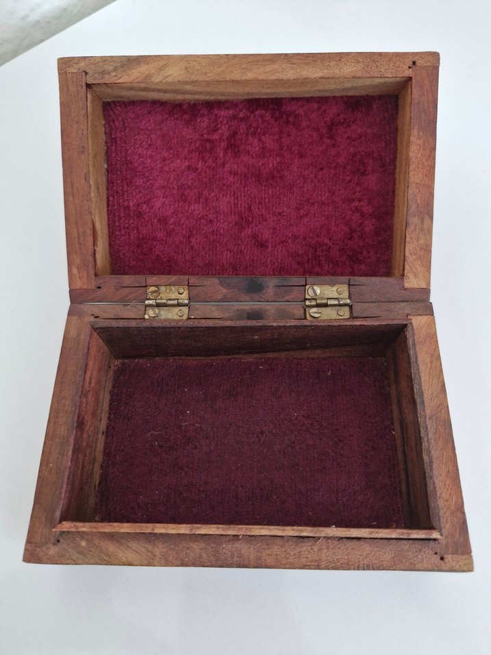 Oyma Desenli Ahşap Bulmaca Kutusu - Görsel 4