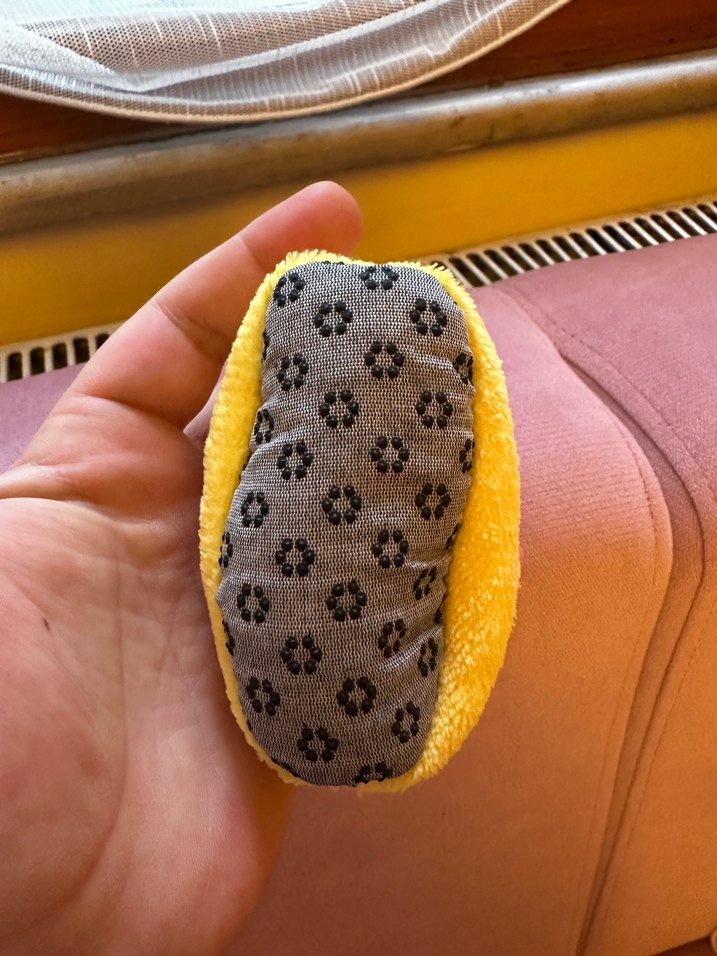 Bebek Sarı Nakışlı Sıcak Ev Terliği - Görsel 4