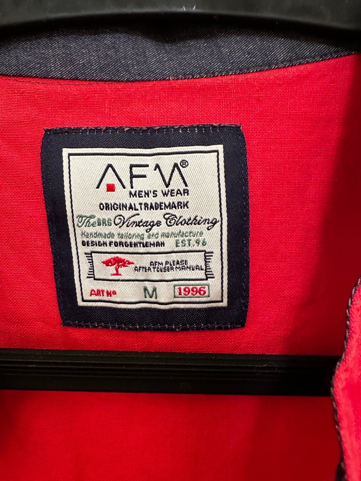 Kırmızı hakim yaka Uzun Kollu Erkek Gömlek - Görsel 4