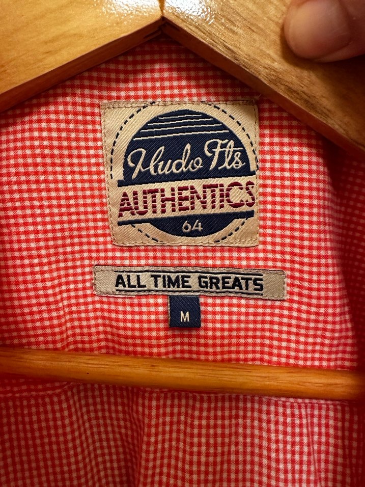 Mudo Düğmeli Pembe Erkek Keten Gömlek - Görsel 2