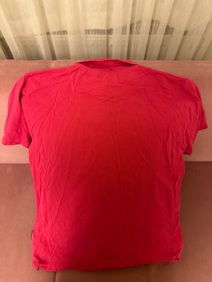 Fuşya Erkek Kısa Kollu Polo Tişört - Görsel 3