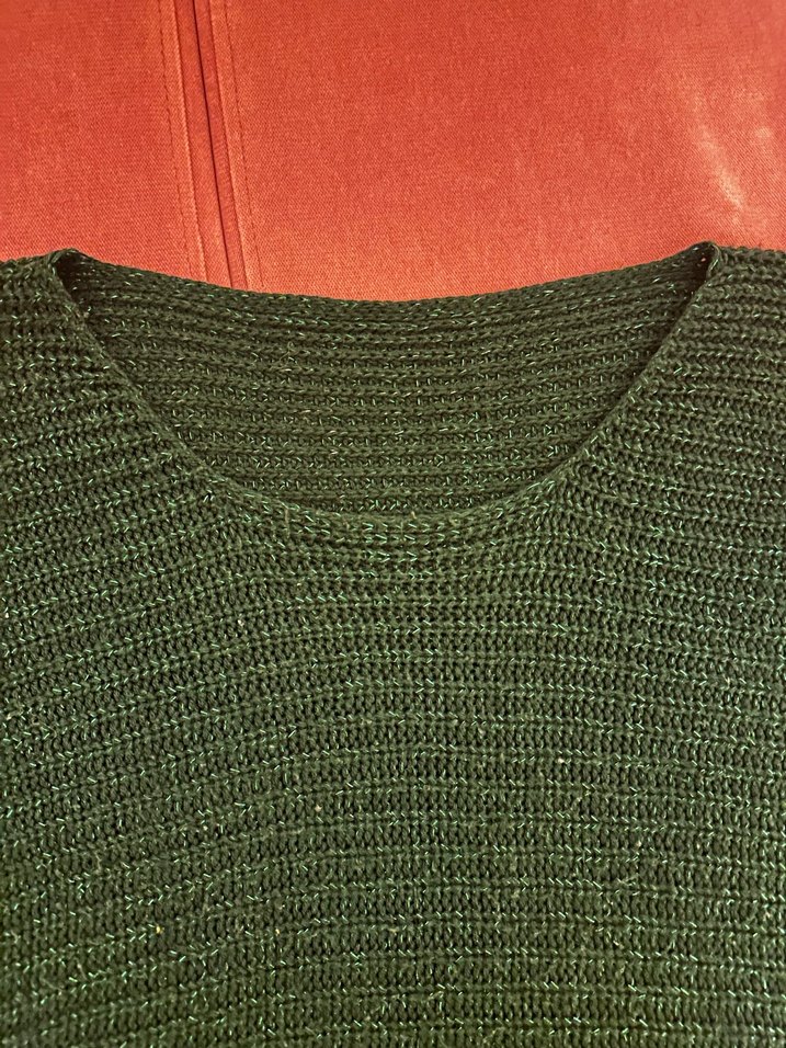 Örgü Yeşil Kadın Kazak - Görsel 2