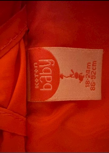 Turuncu Kapüşonlu Erkek bebek Mont - Görsel 6