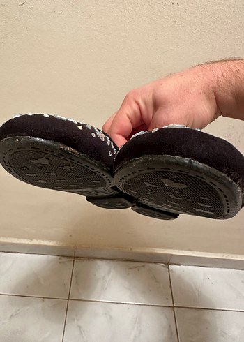 38 taş detaylı kenarları fileli babet - Görsel 5