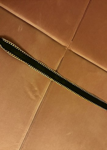 Zincir Detaylı Vintage Kadın Deri Kemer - Görsel 7