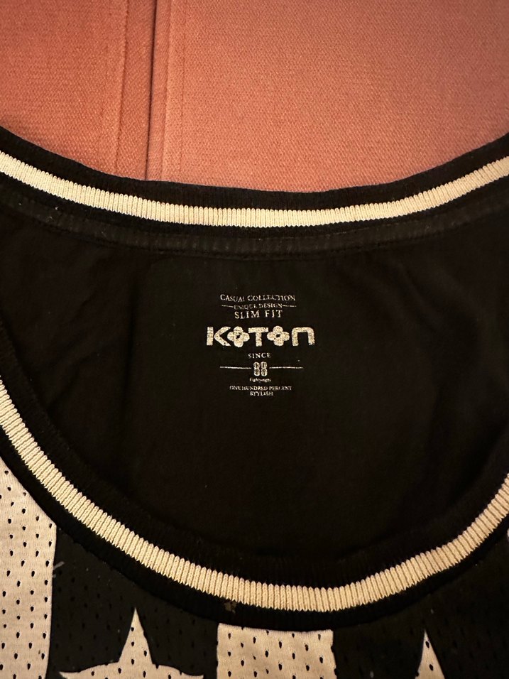 Siyah Baskılı Erkek Kolsuz Spor Tişört - Görsel 2