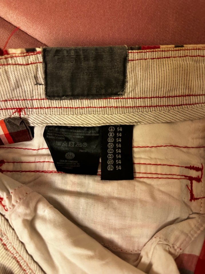 Erkek Kareli kargo şort - Görsel 3