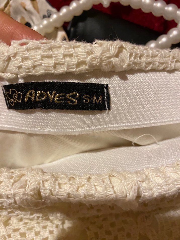 Bohem Tarzı Beyaz Triko Midi Elbise - Görsel 3