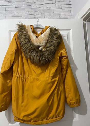 Sarı Midi Kemerli Kadın Ceket - Görsel 2