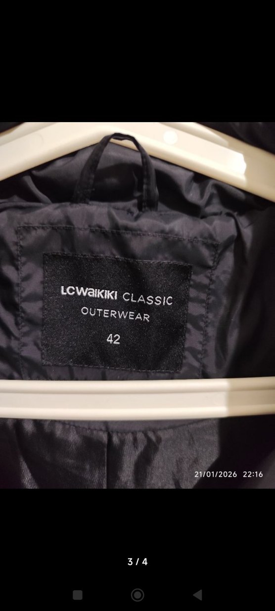 Kürklü Siyah Kadın Kışlık Mont - Görsel 2