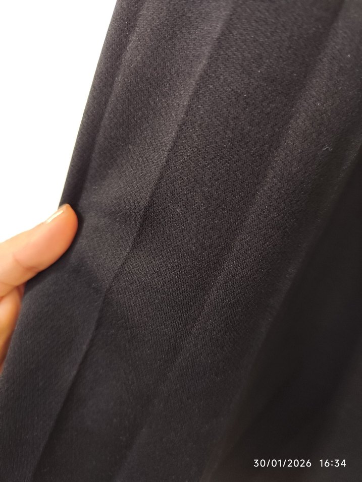 Siyah Keten Uzun Salaş Etek - Görsel 2