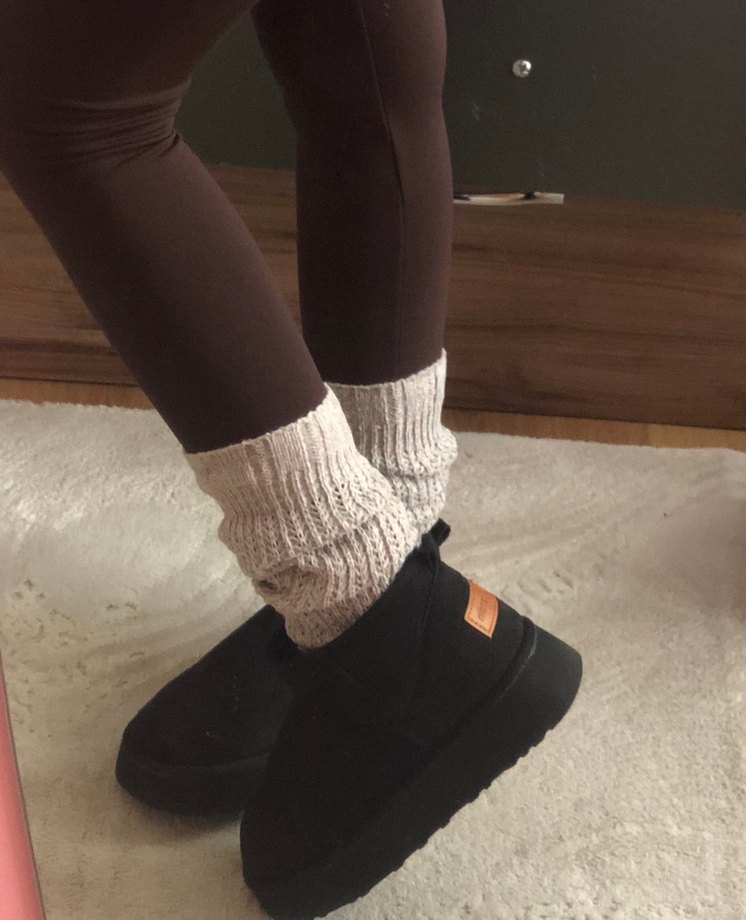 Siyah Pierre Cardin Ugg bot içi kürklü - Görsel 4
