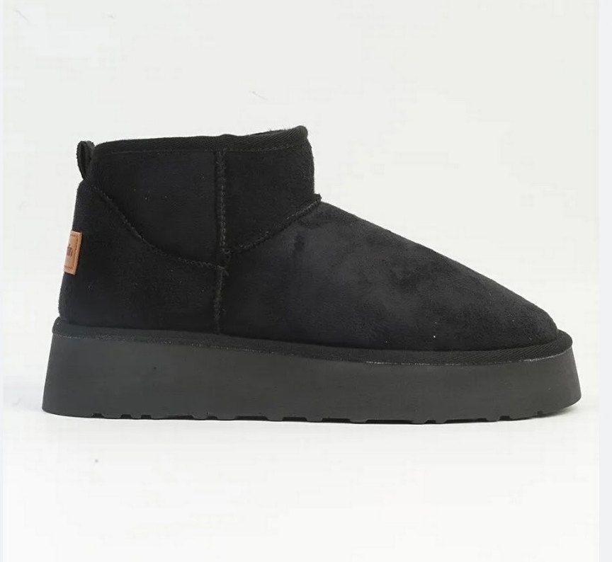 Siyah Pierre Cardin Ugg bot içi kürklü - Görsel 3