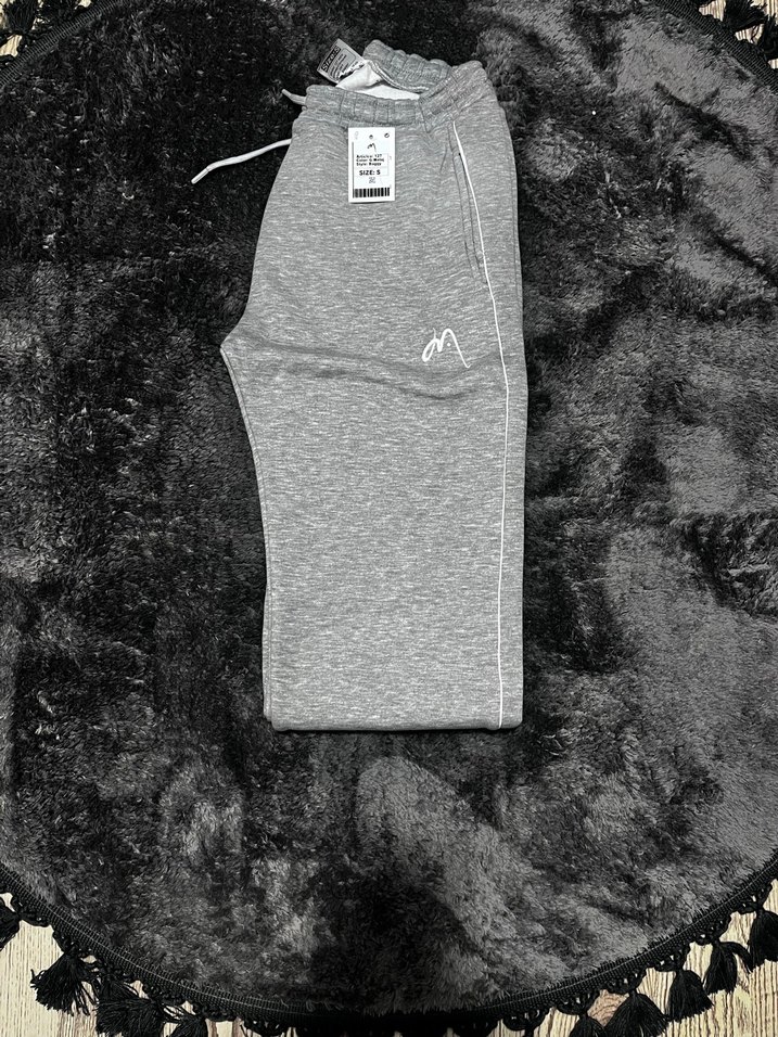 Gri Rahat Kesim Eşofman Altı - Görsel 2