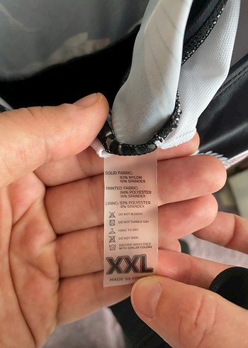 Siyah Desenli Midi Kadın Mayo - Görsel 3