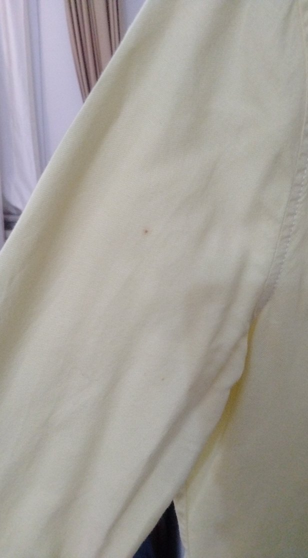 Sarı Uzun Kollu Düğmeli Pamuklu Gömlek - Görsel 5