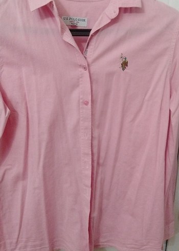 Pembe Pamuklu Uzun Kollu Gömlek - Görsel 3