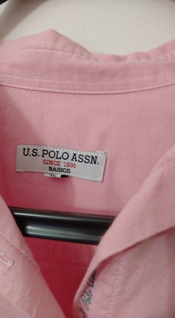 Pembe Pamuklu Uzun Kollu Gömlek - Görsel 2